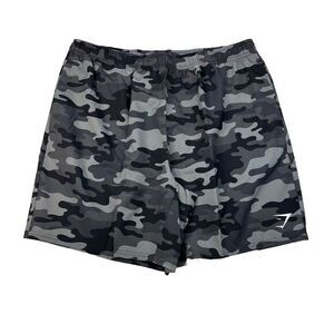 Gymshark Arrival‎ Shorts Mens Size 2XL Gray Black Camo - New & Unused